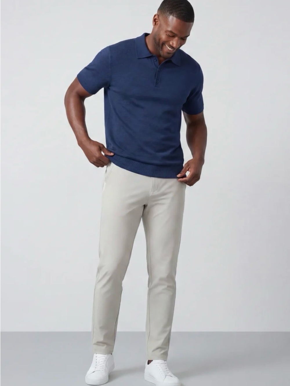 Jack Archer Jetsetter Tech Pants - Light Gray Slim Chinos for Men
